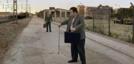 Golub sedi na grani razmišljajući o postojanju